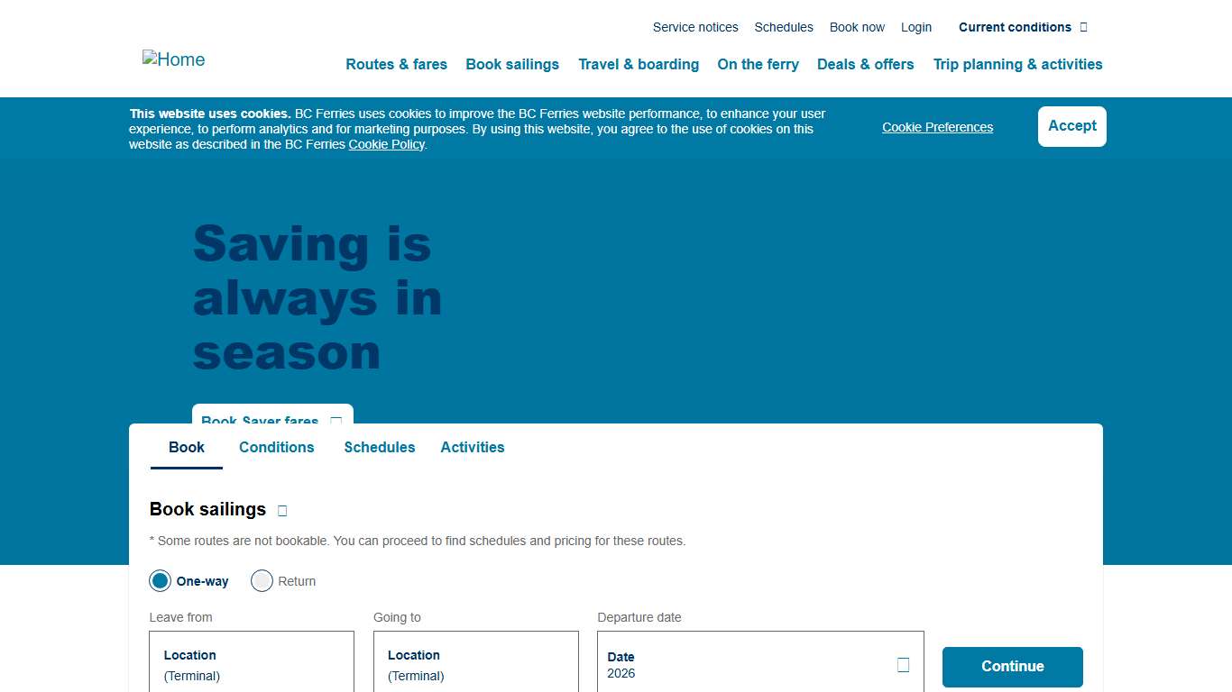 Connecting the Coast BC Ferries